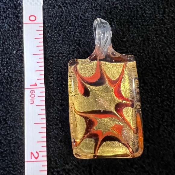 Rectangle Glass Pendant - Picture 2 of 3